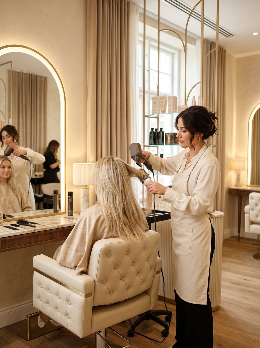 Prosperity Luxury Salon interior, HBR Layout Bengaluru